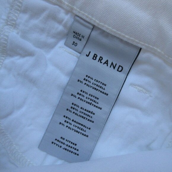 NWT J Brand Lillie High Rise Crop Skinny in White Photo Ready HD Stretch Jean 30 - Picture 3 of 6